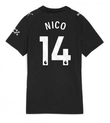 Manchester City Nico Gonzalez #14 Bortatröja Dam 2025-26 Kortärmad